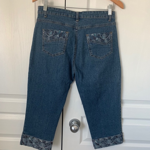 🌱2 for $40 cropped jeans /Capris - Picture 3 of 4